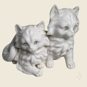Ardalt Persian Kitten Figurine Vintage Japan Cat Decor
